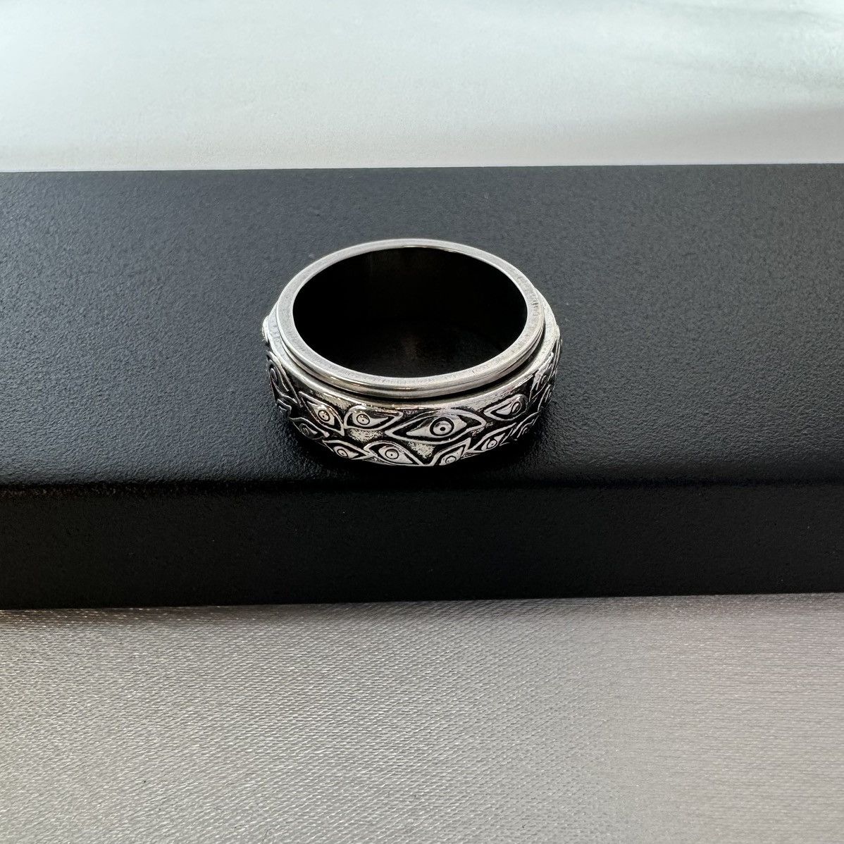 Other Devil Eye Ring for Men Women,Punk Hip Hop Unisex Style Size ONE SIZE - 4 Thumbnail