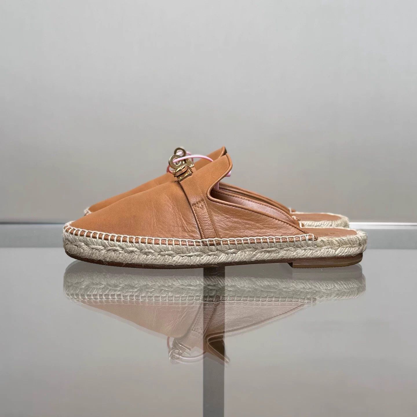 Hermes HERMES Brown Kelly Buckle Mule 37 EU Size US 6.5 / IT 36.5 - 5 Thumbnail