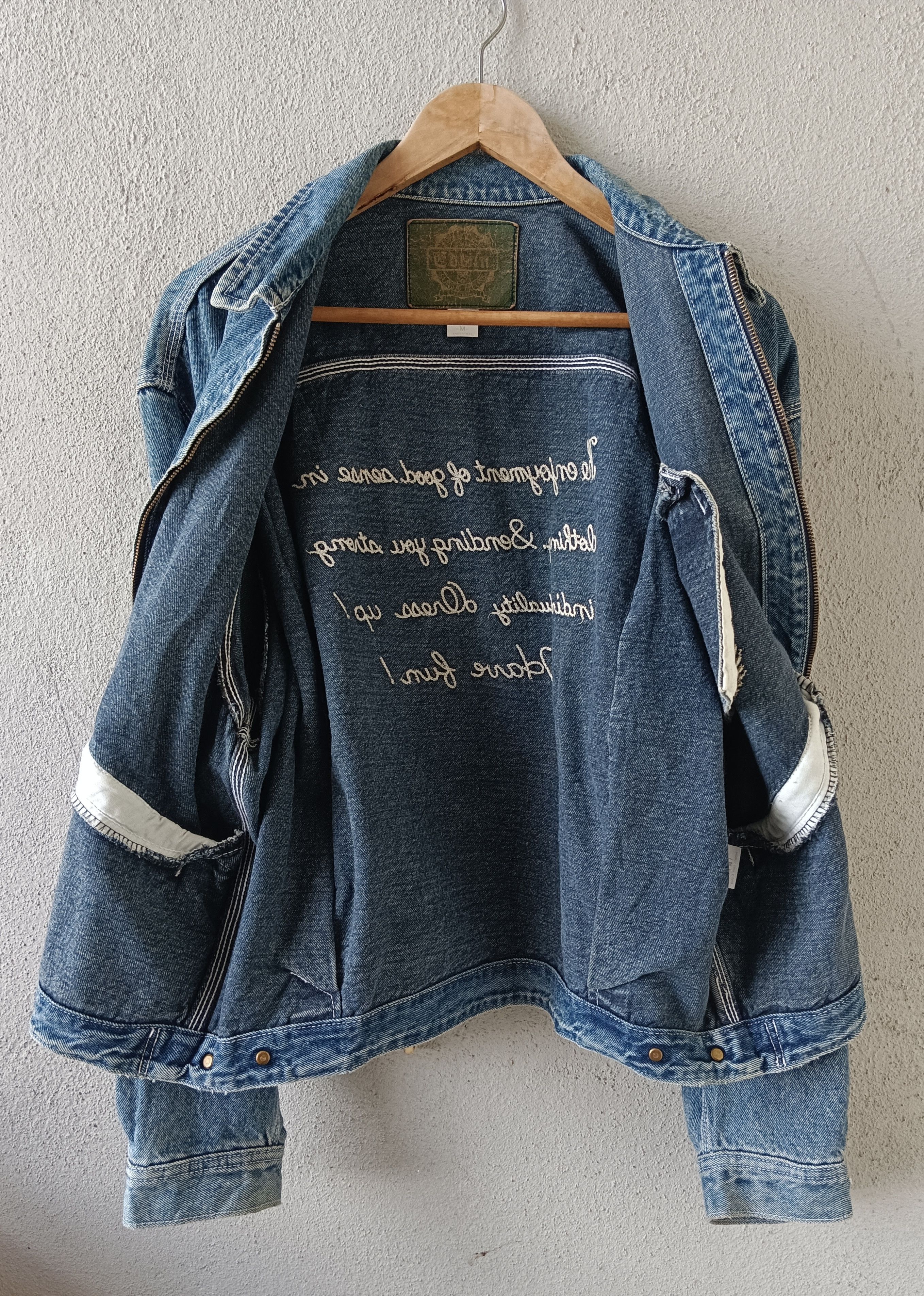 Edwin Vtg EDWIN Zipper Jacket size M Made in Japan Size US M / EU 48-50 / 2 - 4 Thumbnail