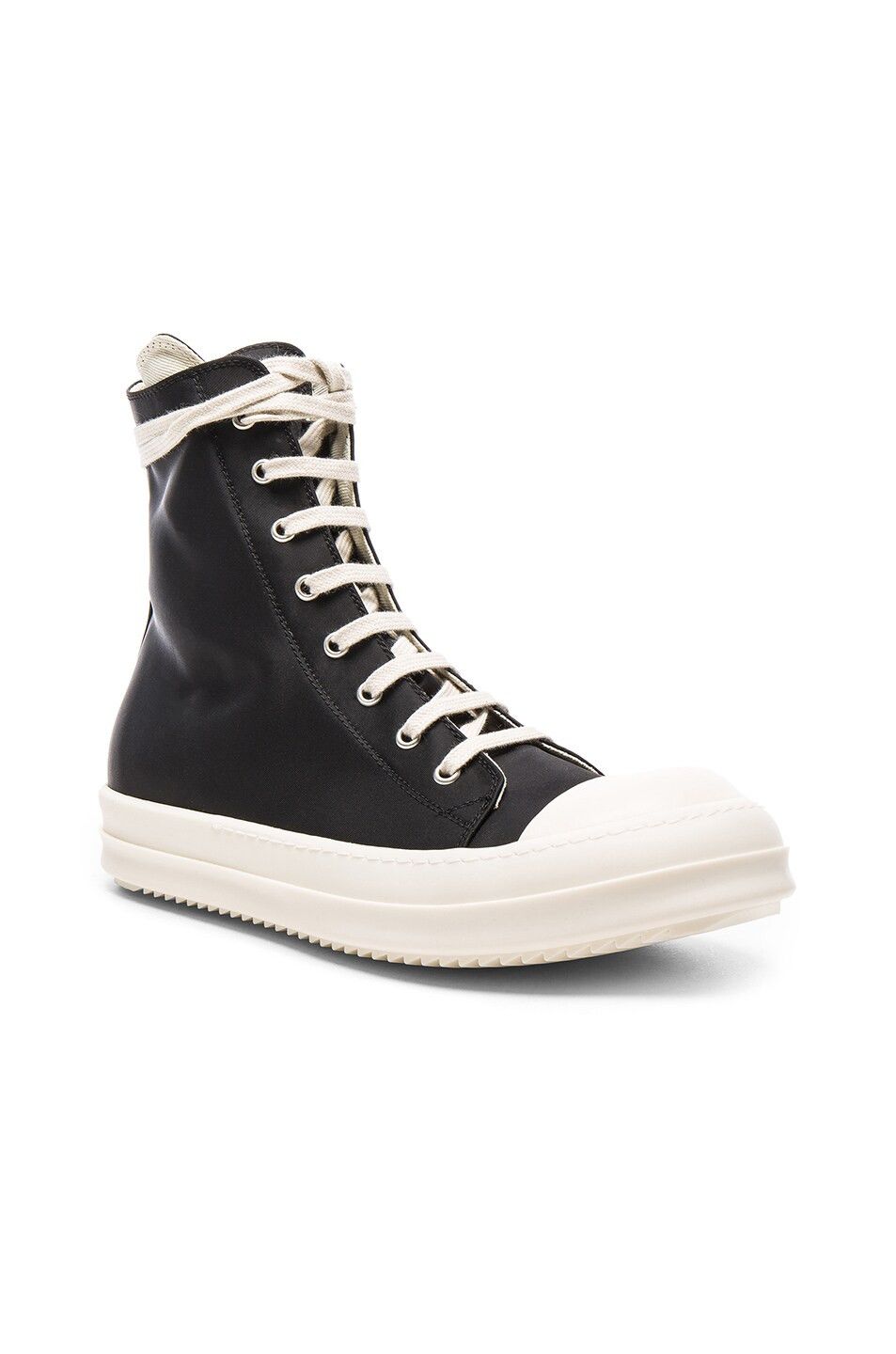 Rick Owens Drkshdw [40] Nylon High Top Ramones Sneakers (AW16) Size US 7 / EU 40 - 15 Thumbnail