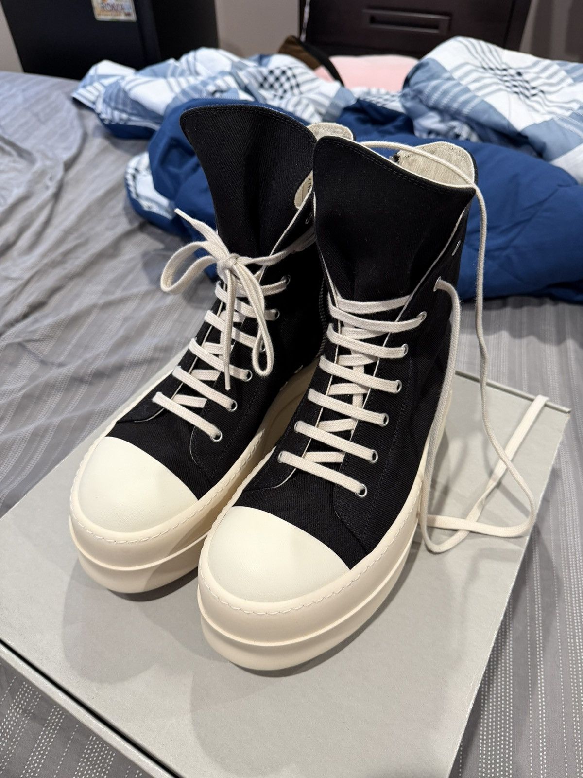 Rick Owens Rick Owens DRKSHDW Double Bumper Ramones Size US 9 / EU 42 - 6 Thumbnail