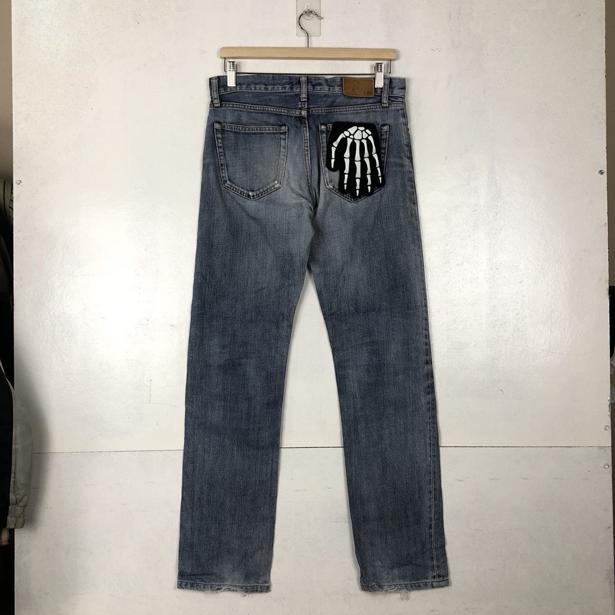 Japanese Brand 🔥RARE DISTRESSED DENIM JEANS PUNK STYLE UNIQLO JAPAN S-001 Size US 30 / EU 46 - 8 Thumbnail