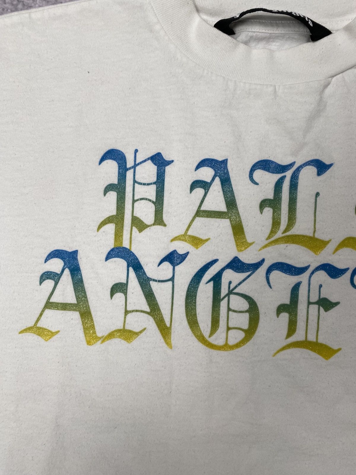 Palm Angels Oversized white shiny logo tee by Palm Angels Size US S / EU 44-46 / 1 - 6 Thumbnail