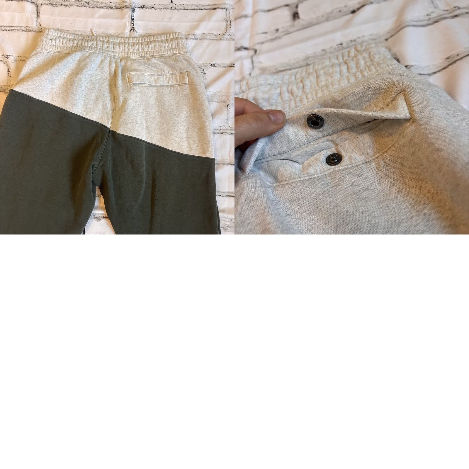 Nike Nike Sportswear Fleece Jogger Pants Mens M Olive Green Tapered Size US 31 - 9 Thumbnail