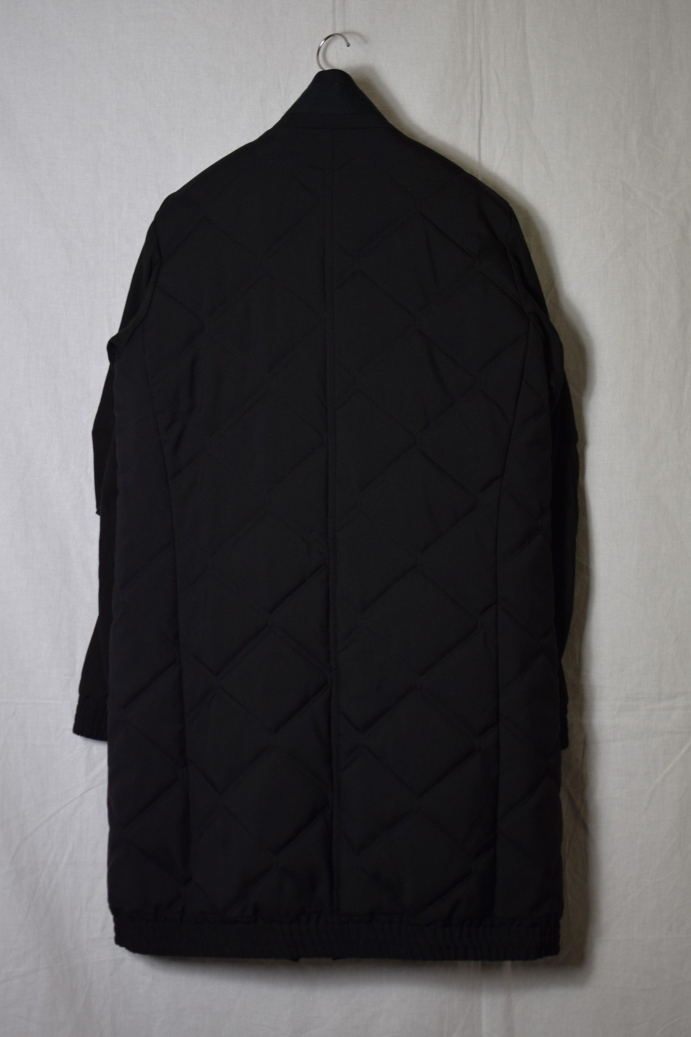 Devoa Devoa AW24 Quilted Wool Coat - CTE-YWGL Size US L / EU 52-54 / 3 - 3 Thumbnail