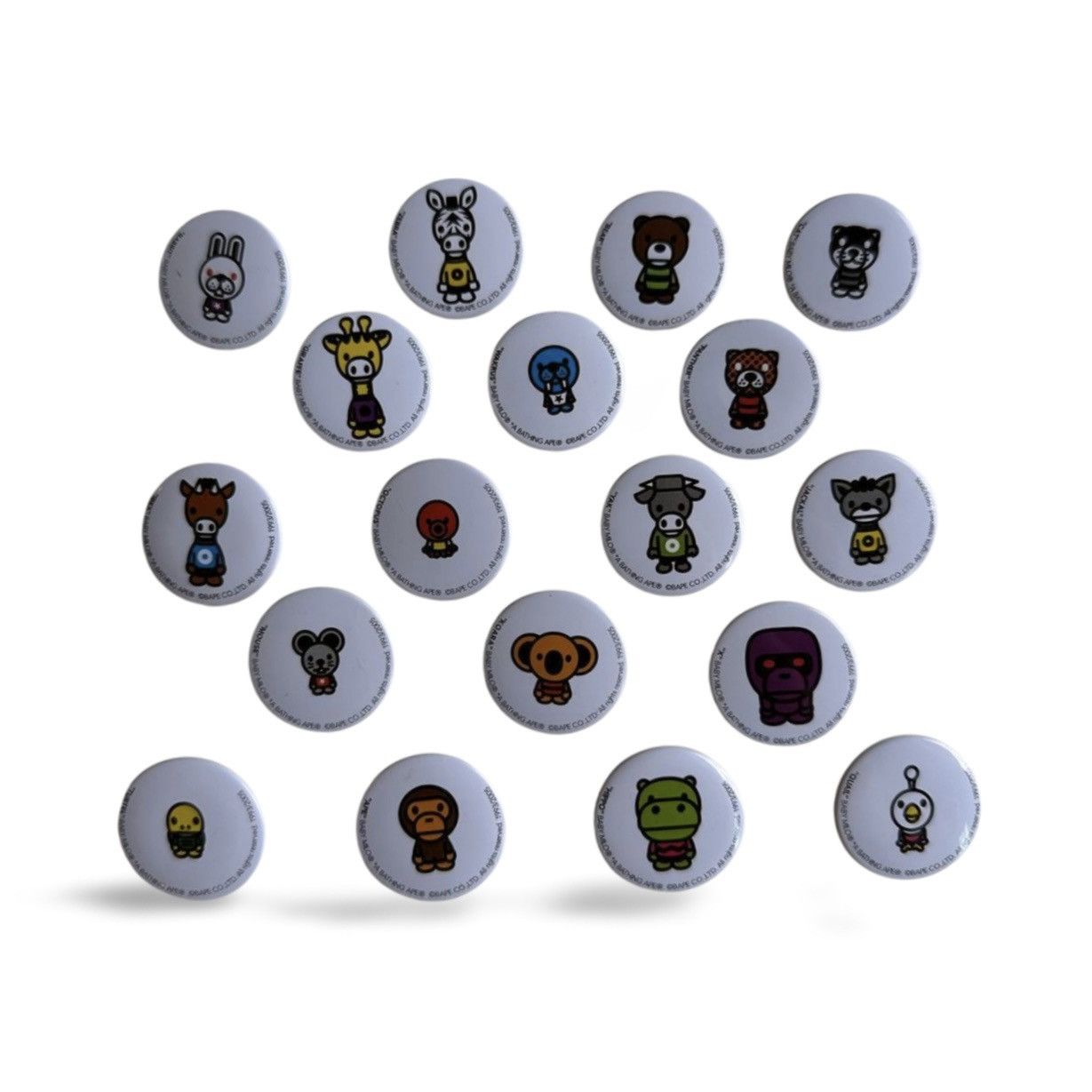 Bape Vintage Bathing Ape Badge/Pin Set Size ONE SIZE - 2 Thumbnail