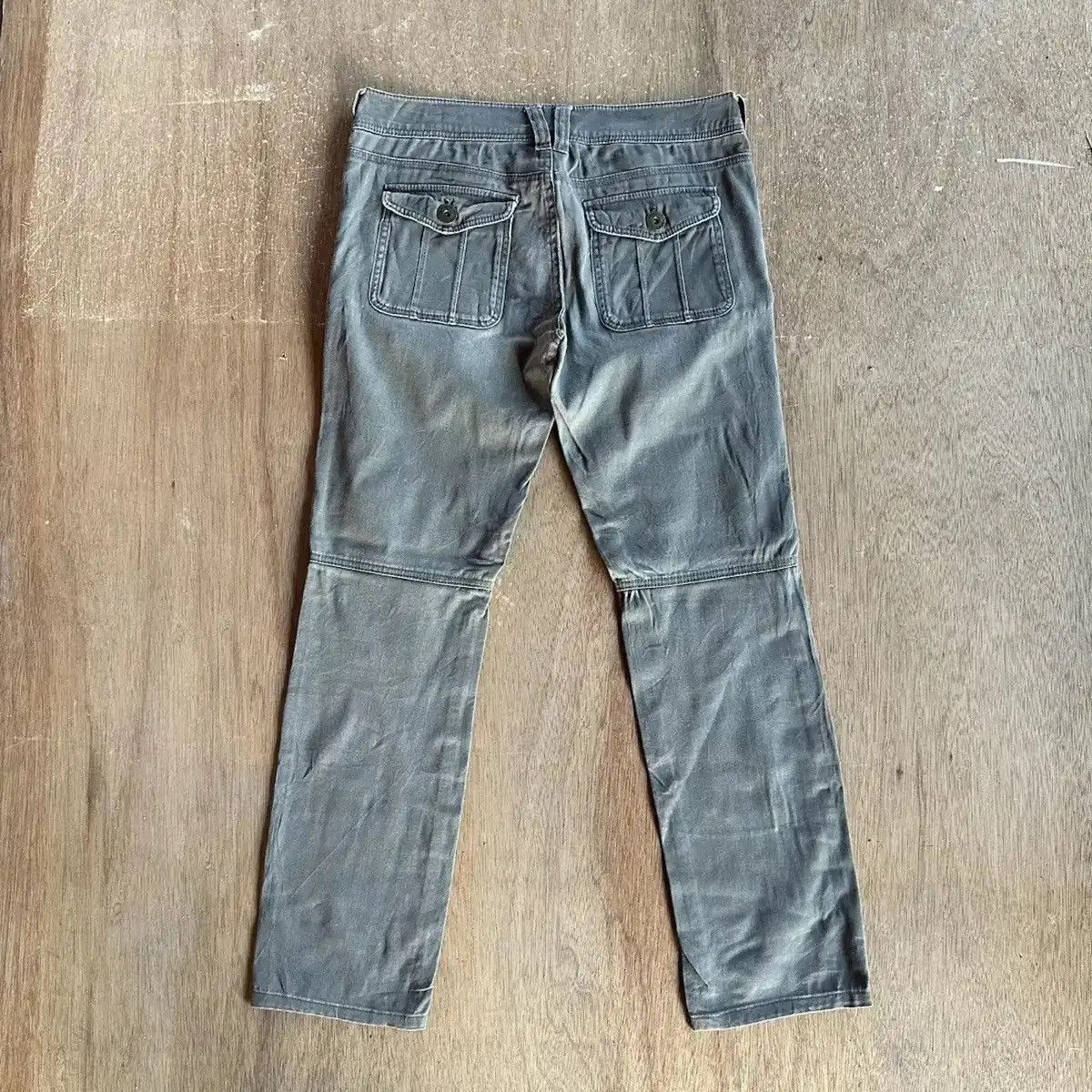 Japanese Brand DAILY TOPIC JAPAN TROUSERS FADED VTG DOUBLE KNEE BUSH PANTS Size US 30 / EU 46 - 7 Thumbnail