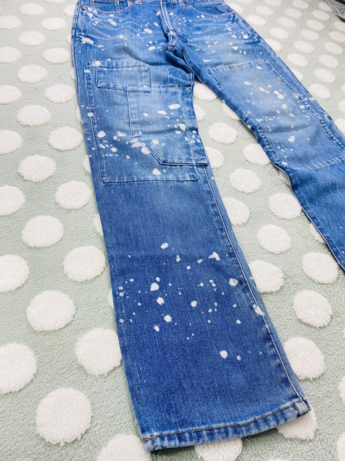 Japanese Brand Japanese boro-style custom patchwork paint-splatter jeans Size US 32 / EU 48 - 10 Thumbnail