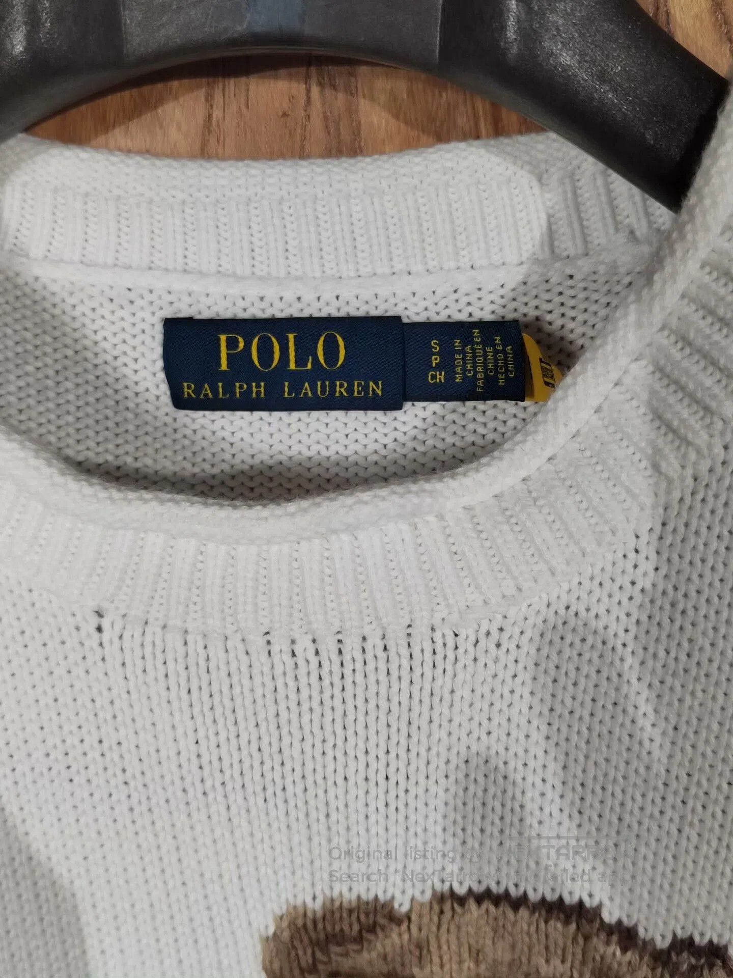 Polo Ralph Lauren RL Ralph Lauren Bear Sweater. Size US S / EU 44-46 / 1 - 2 Thumbnail