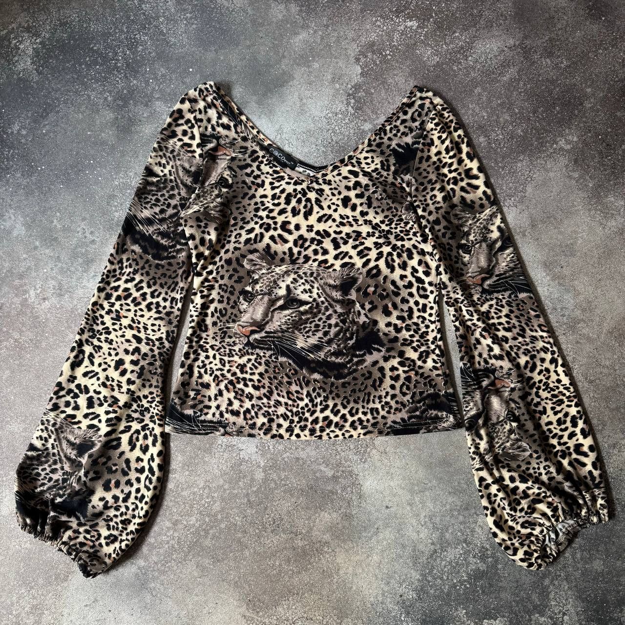 20471120 × If Six Was Nine × Japanese Brand Amazing Leopard Print Vintage Long Sleeve Top Size M / US 6-8 / IT 42-44 - 1 Thumbnail