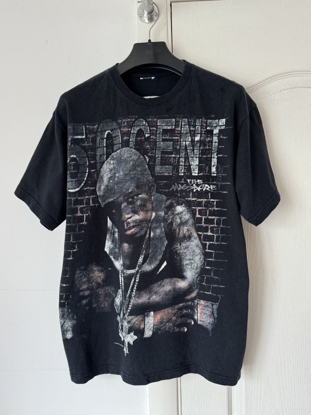Rap Tees 2005 Vintage 50 Cent The Massacre Album Rap Tee Size US L / EU 52-54 / 3 - 1 Thumbnail