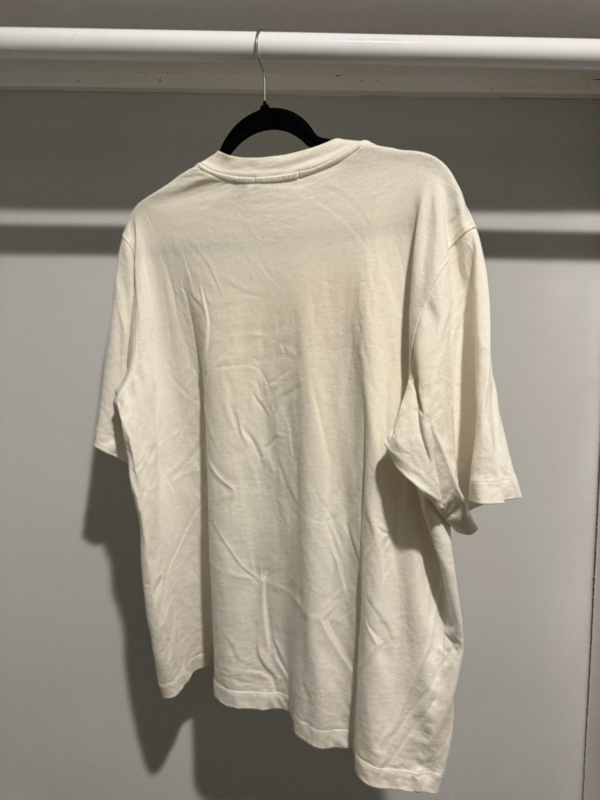 Helmut Lang Helmut Lang White Hans Tall Tee Size US M / EU 48-50 / 2 - 2 Thumbnail