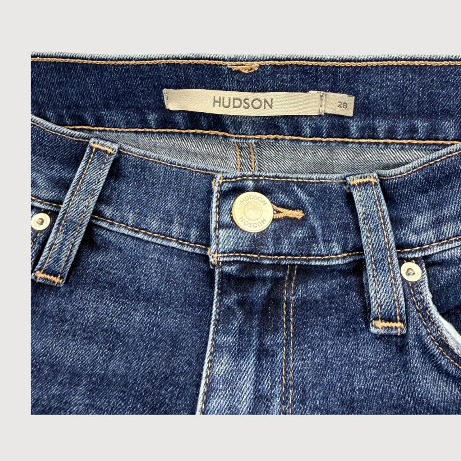 Hudson Hudson Nico Bootcut Jeans Dark Wash Mid Rise 28 Size 28" / US 6 / IT 42 - 4 Thumbnail