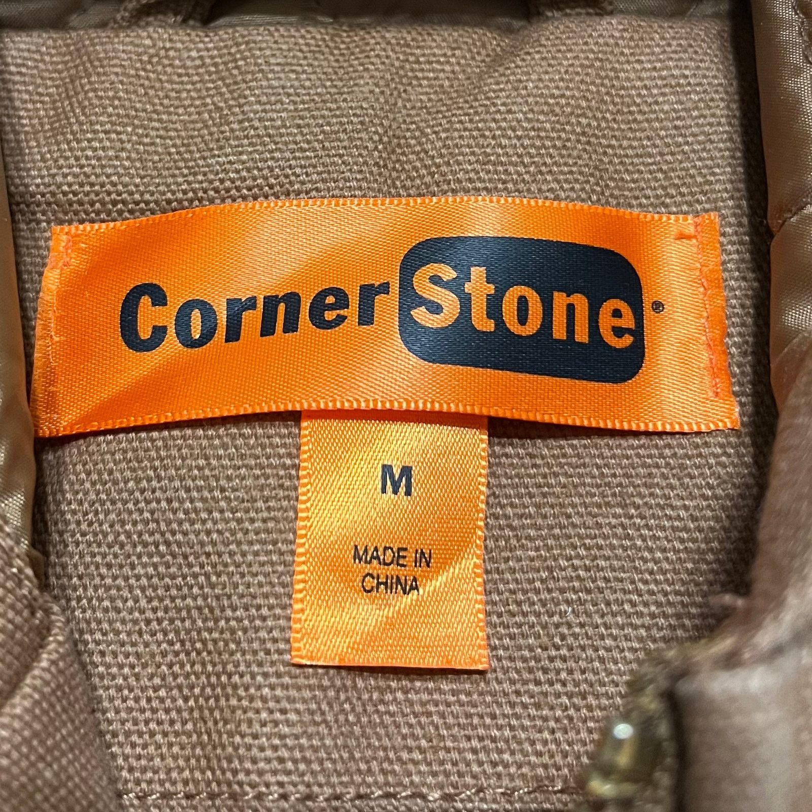 Other Corner Stone Full Zip Brown Hooded Workwear Jacket Medium Size US M / EU 48-50 / 2 - 4 Thumbnail