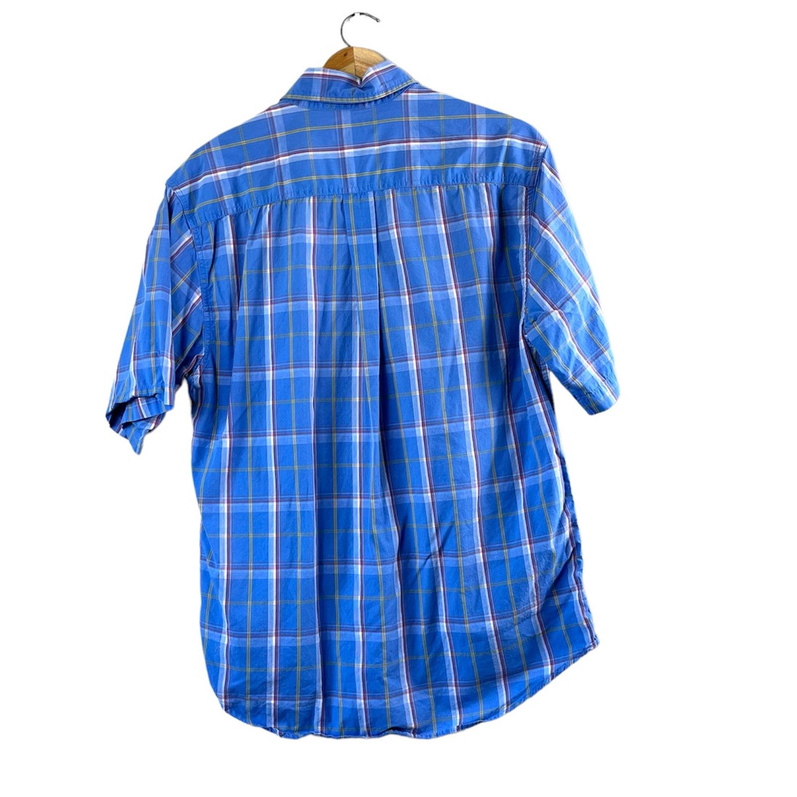 Carhartt Men's Blue Plaid Short Sleeve Carhartt Button Front Shirt M Size US M / EU 48-50 / 2 - 6 Thumbnail