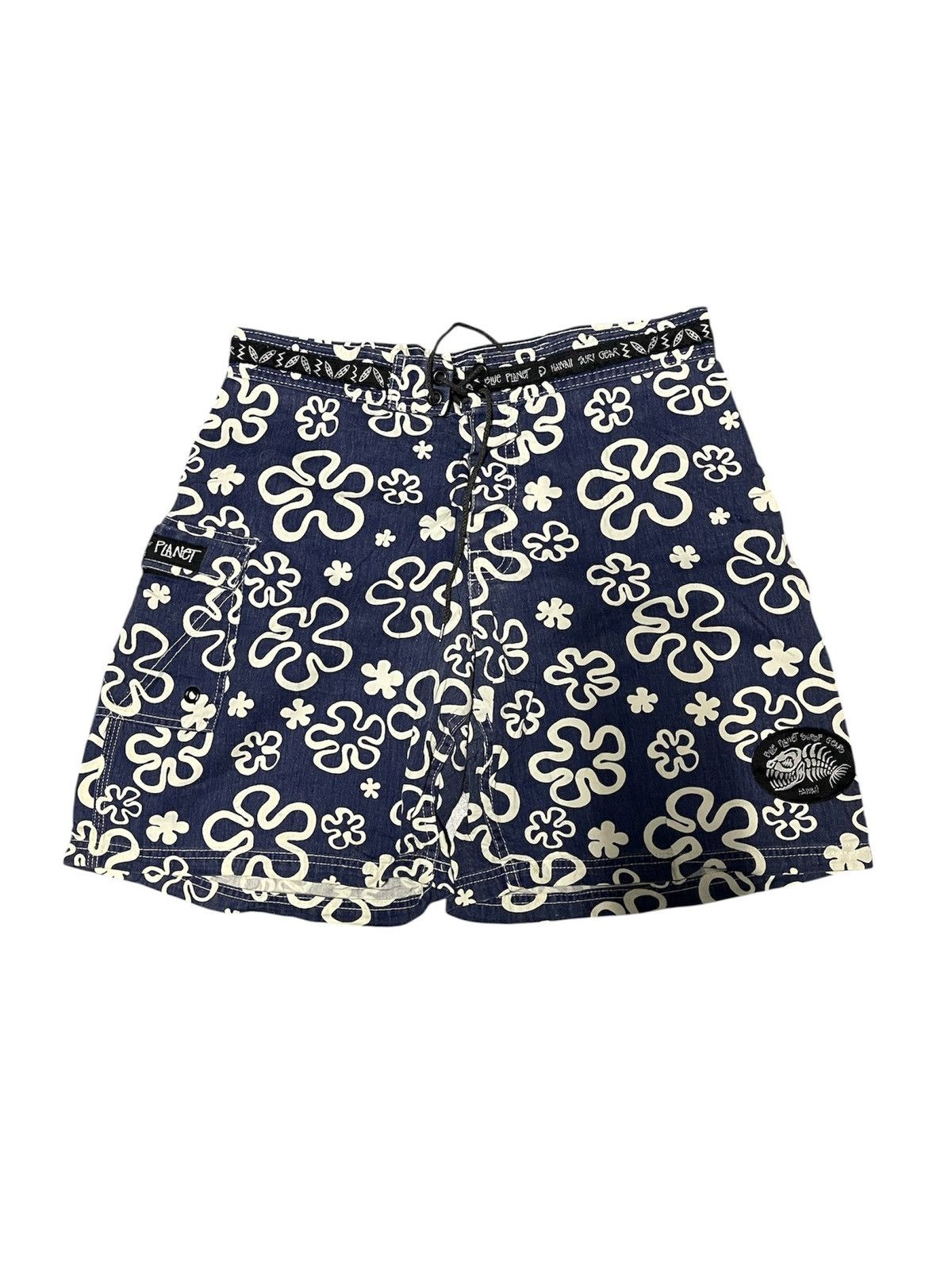 Vintage Vintage Blue Planet Surf Gear Beach Short Size US 34 / EU 50 - 1 Thumbnail