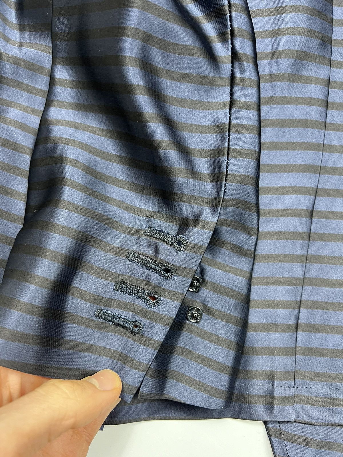 Dries Van Noten Dries Van Noten Striped Blazer Size S Size XS / US 0-2 / IT 36-38 - 15 Thumbnail
