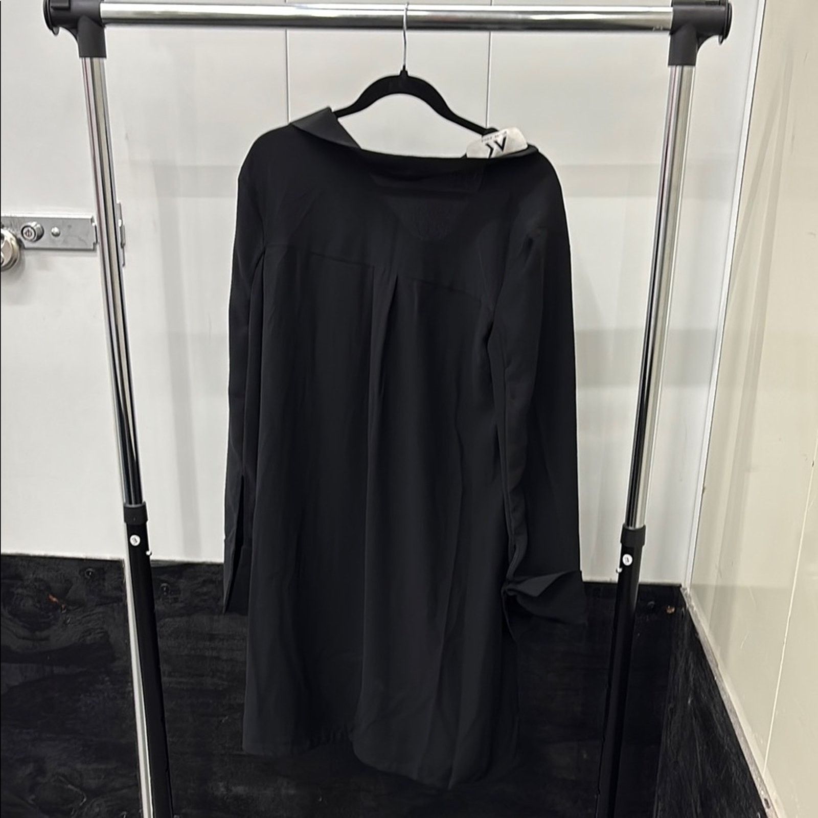 Other NWT Unisex Black Long-Sleeve Top with Tie Detail Atlier S Size S / US 4 / IT 40 - 3 Thumbnail