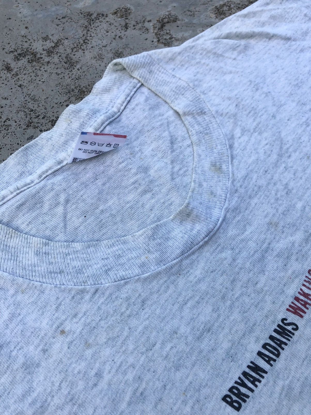 Band Tees × Vintage VINTAGE 1991 BRYAN ADAM WORLD TOUR TEE Size US L / EU 52-54 / 3 - 6 Thumbnail