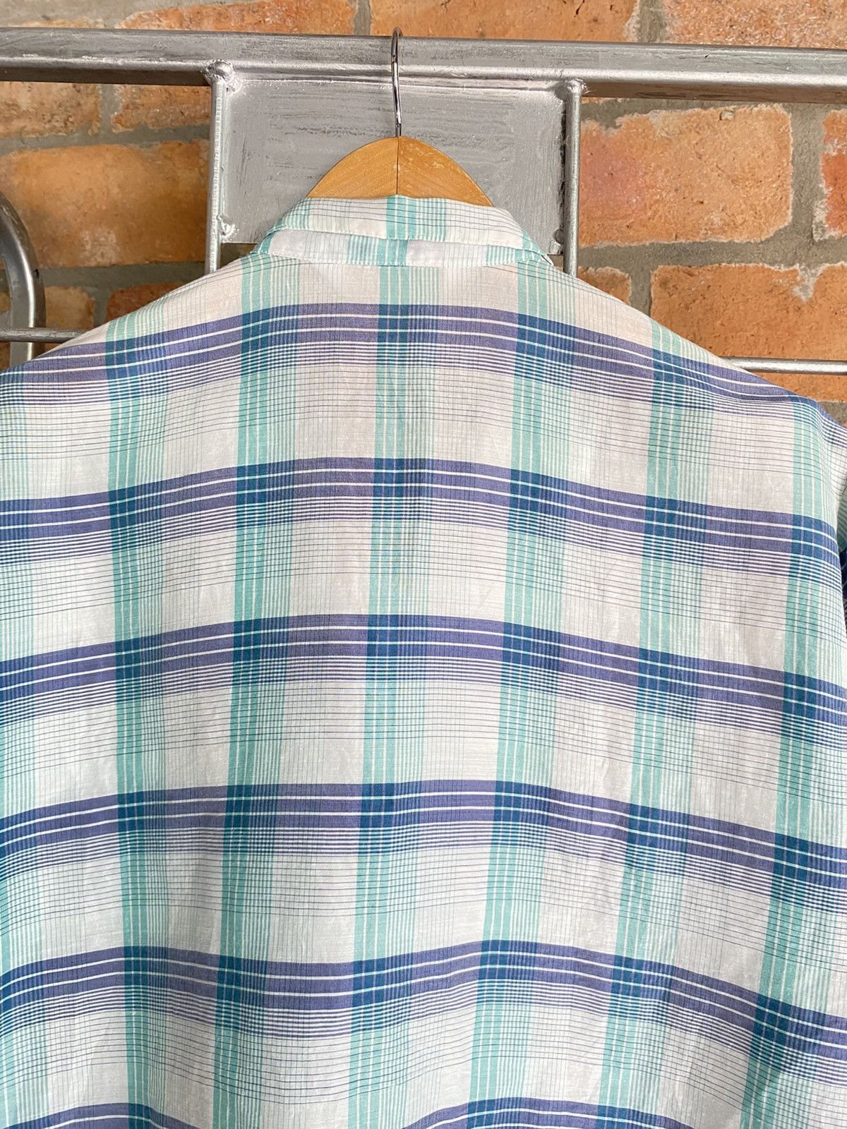 Burberry Burberry Pastel Plaid Button-Up Shirt Size ONE SIZE - 10 Thumbnail