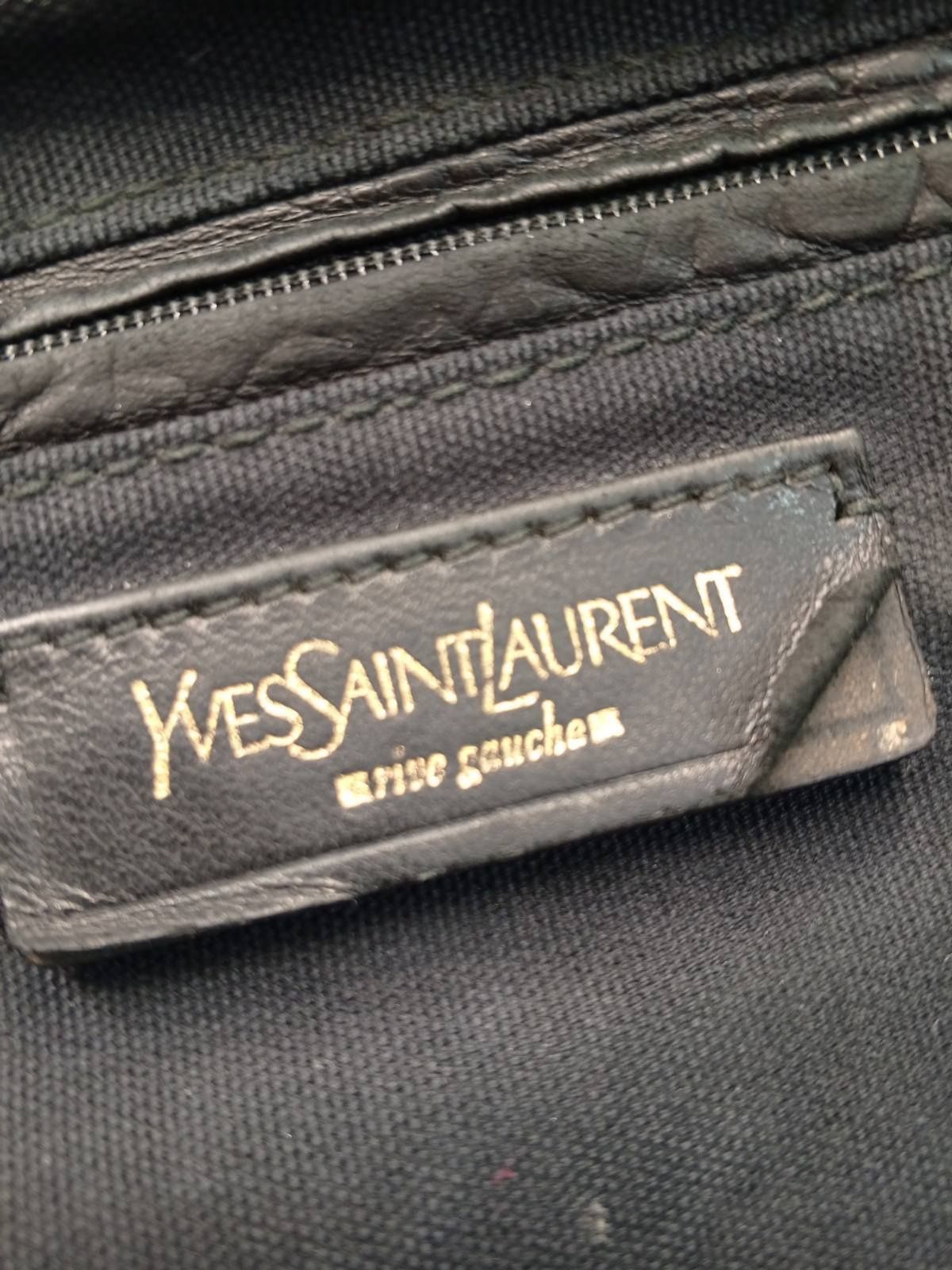 Saint Laurent Paris Yves Saint Laurent Rive Gauche Vintage Patent Leather Bag Size ONE SIZE - 4 Thumbnail