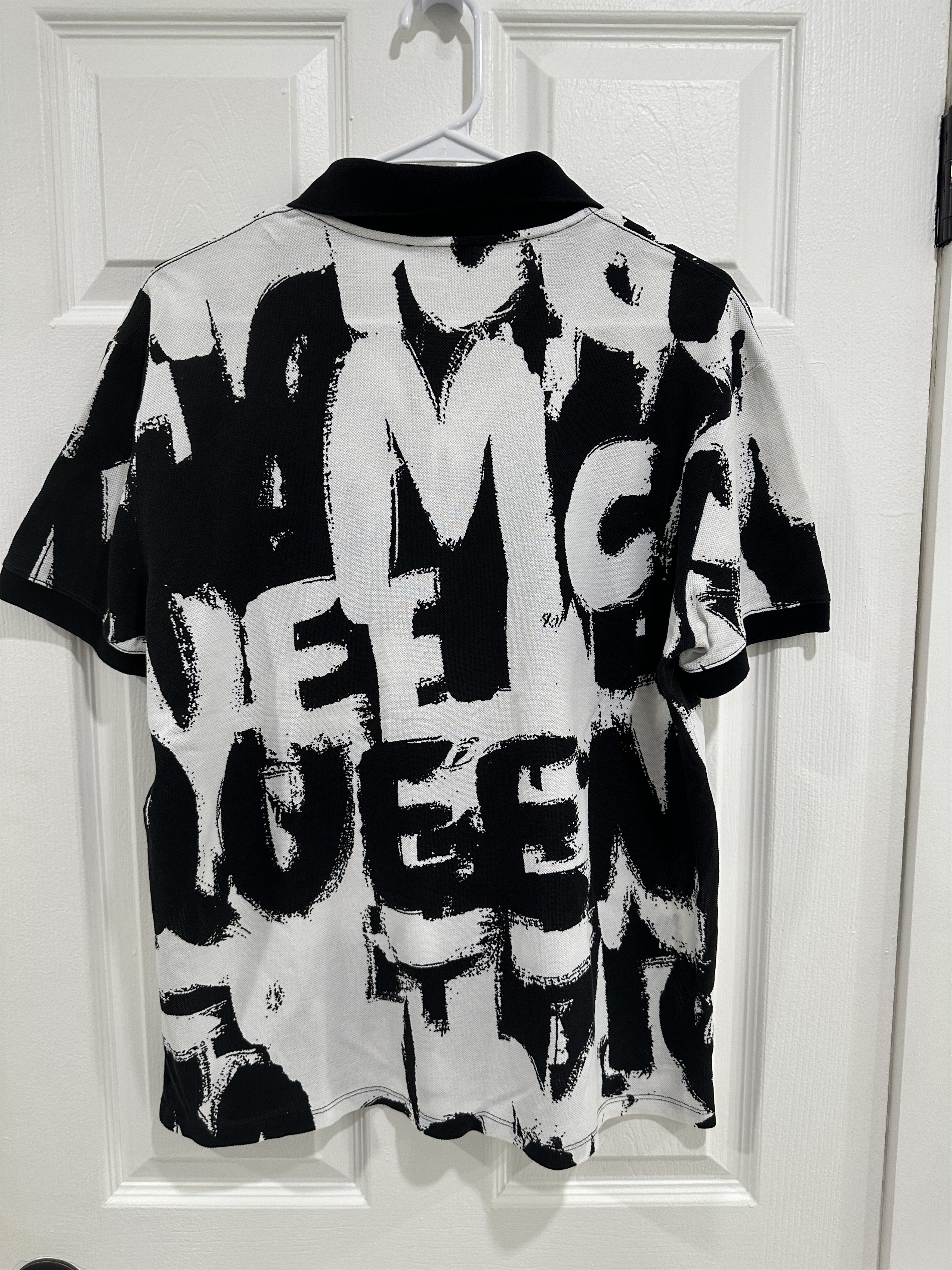 Alexander McQueen Alexander McQueen Graffiti Print Polo Size US XL / EU 56 / 4 - 4 Thumbnail