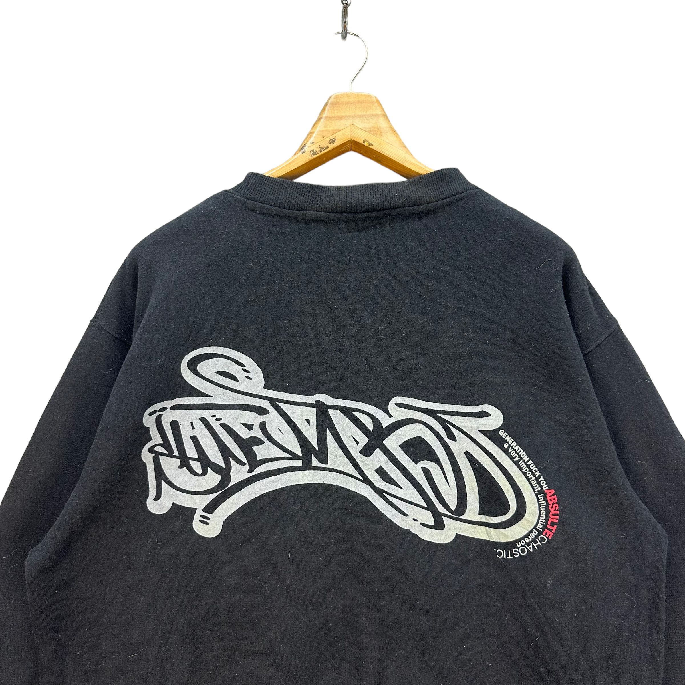 Japanese Brand OBLO STREET CULTURE GRAPHIC SWEATSHIRTS #8022-196 Size US XL / EU 56 / 4 - 9 Thumbnail