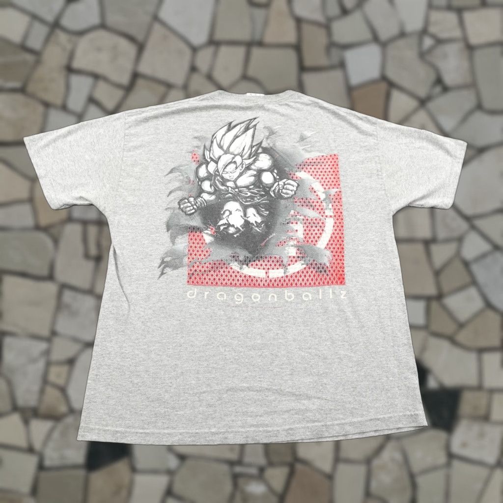 Vintage VINTAGE Dragon Ball Z Shirt Mens XL Gray Goku Super Saiyan Anime 2002 Y2K Tee Size US XL / EU 56 / 4 - 1 Thumbnail