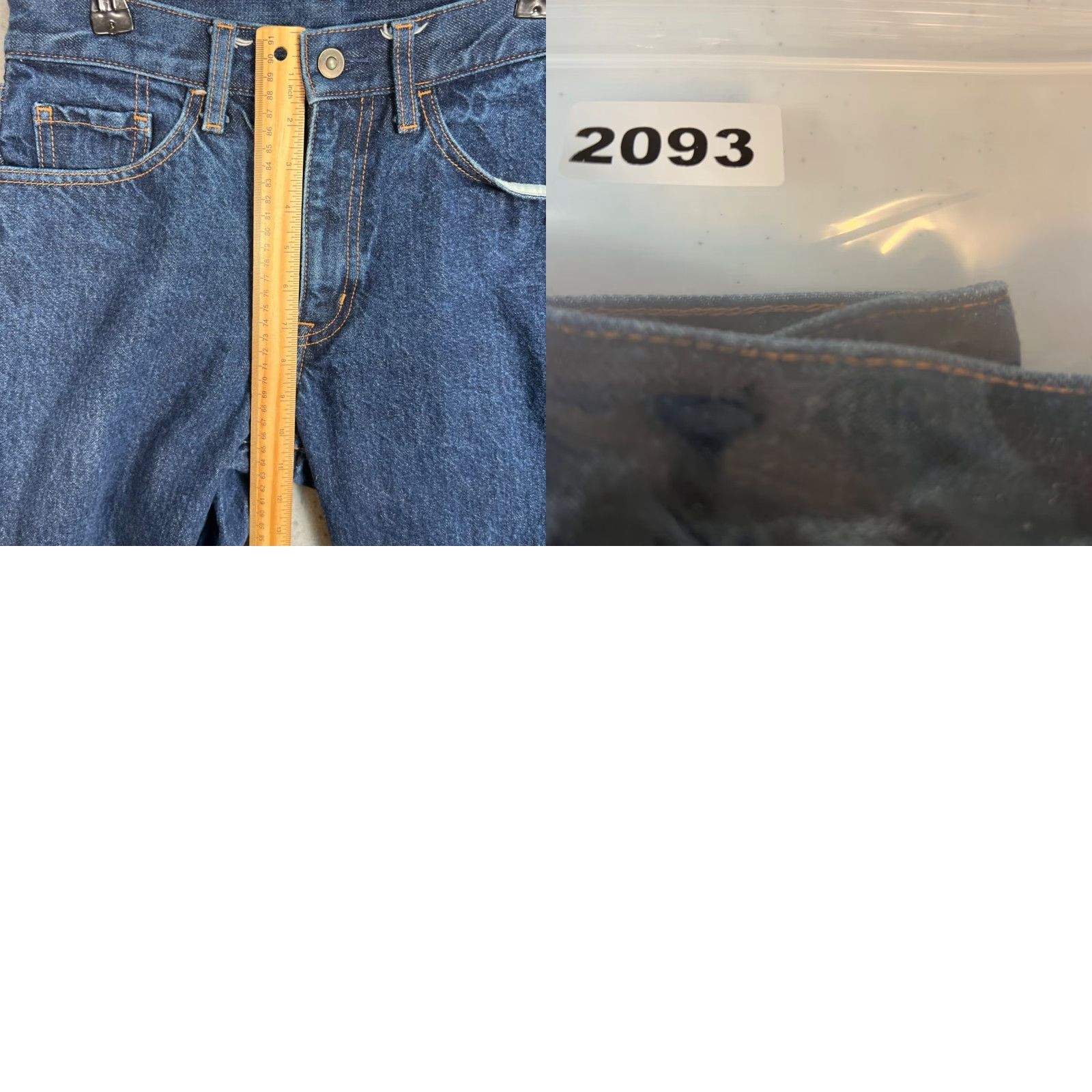 Muji MUJI Jeans WOMENS High-Waisted Blue Denim Straight Leg 27 in Waist 24 in Inseam Size 10 Cotton Vintage No Womens Size 32" / US 10 / IT 46 - 8 Thumbnail