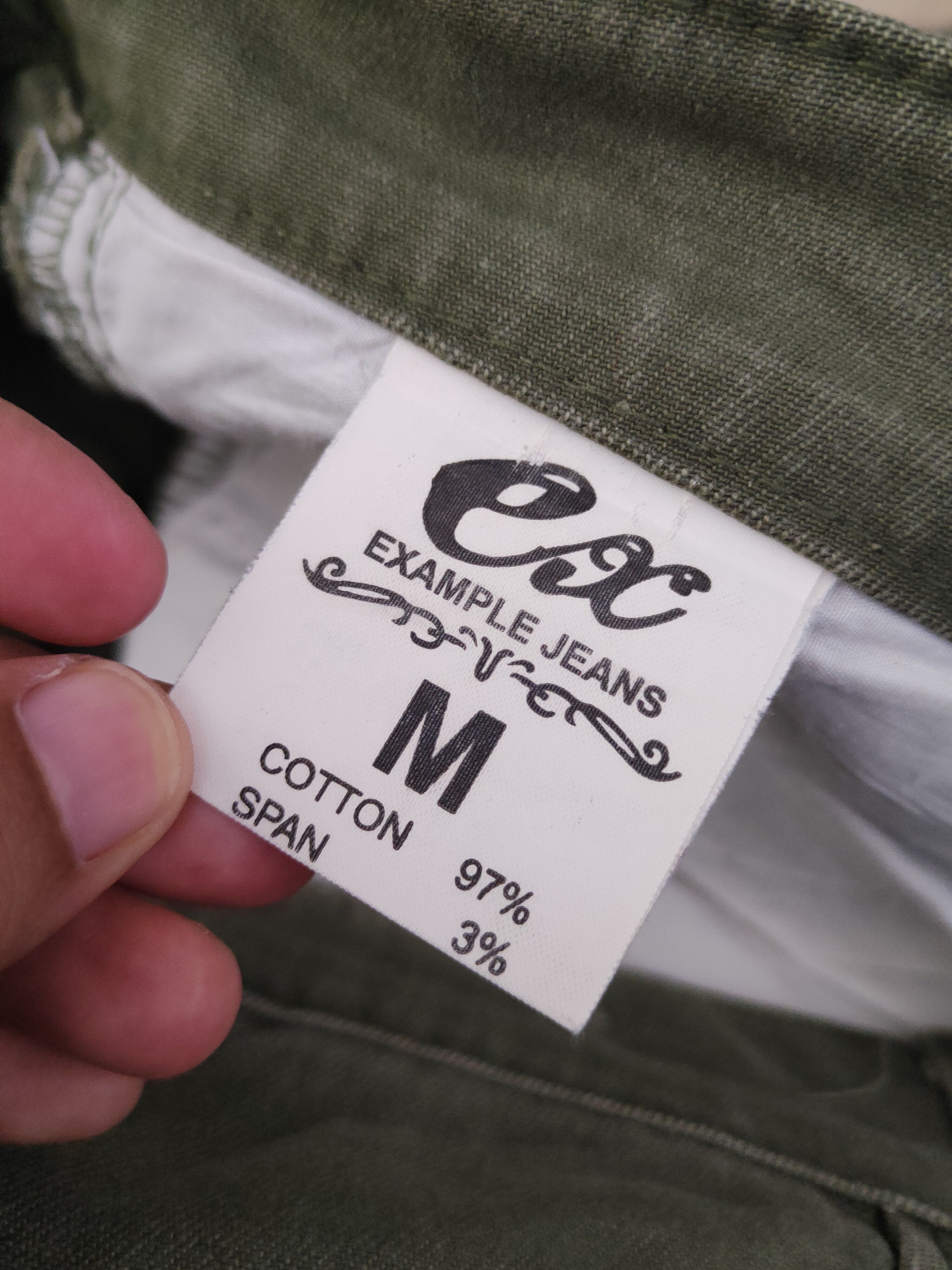 Japanese Brand DL Example bush Green Multipocket Tactical Cargo Pants #1342 Size US 33 - 12 Thumbnail