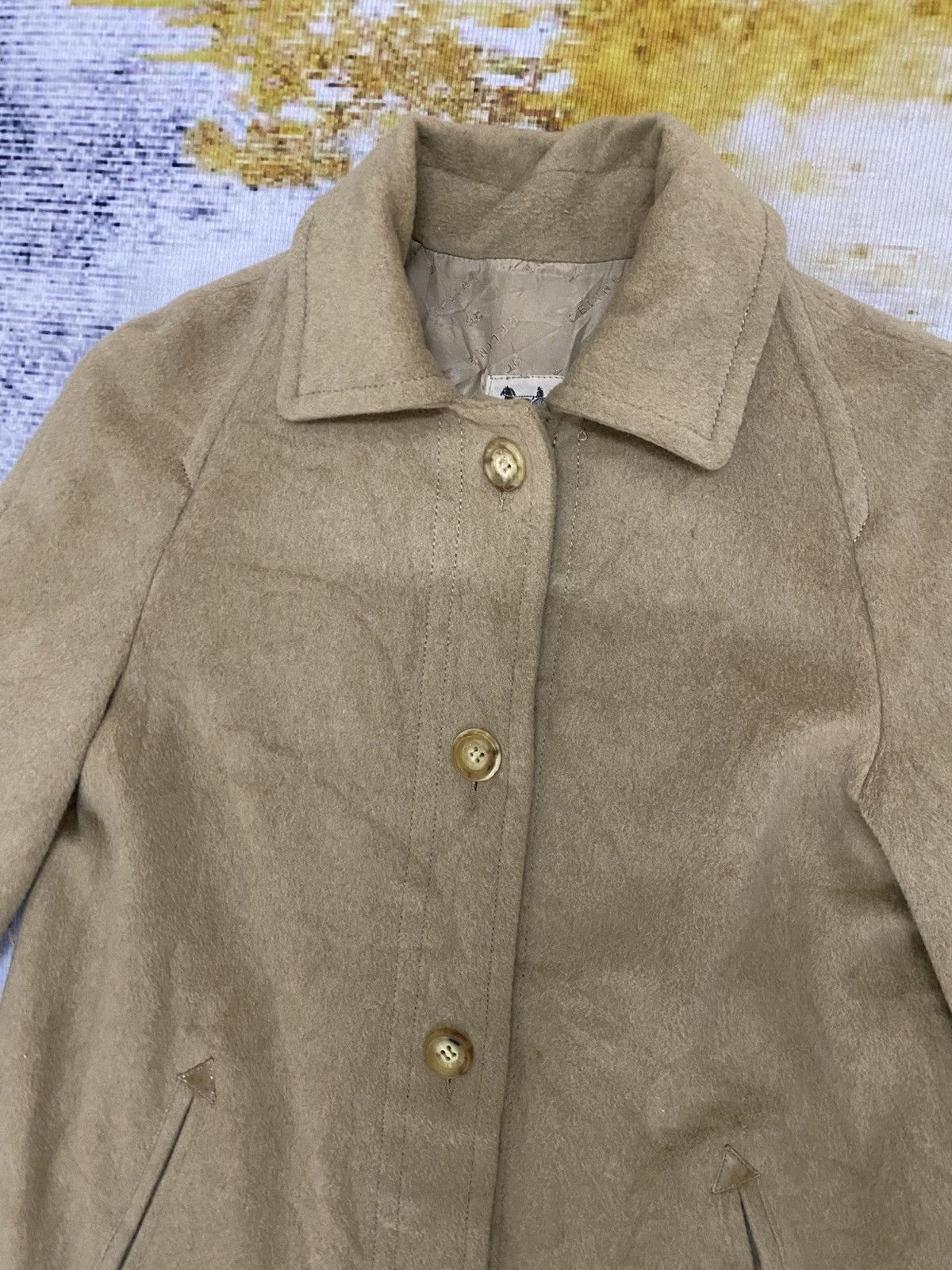 Celine Celine Wool Trench Coat Jacket Size S / US 4 / IT 40 - 10 Thumbnail