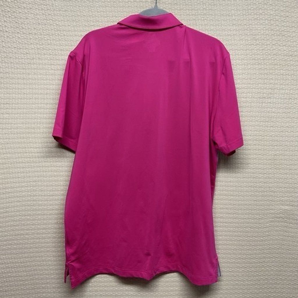 Adidas NWOT Adidas Pink/Navy Short Sleeve Golf Polo Shirt Men Large Size US L / EU 52-54 / 3 - 10 Thumbnail