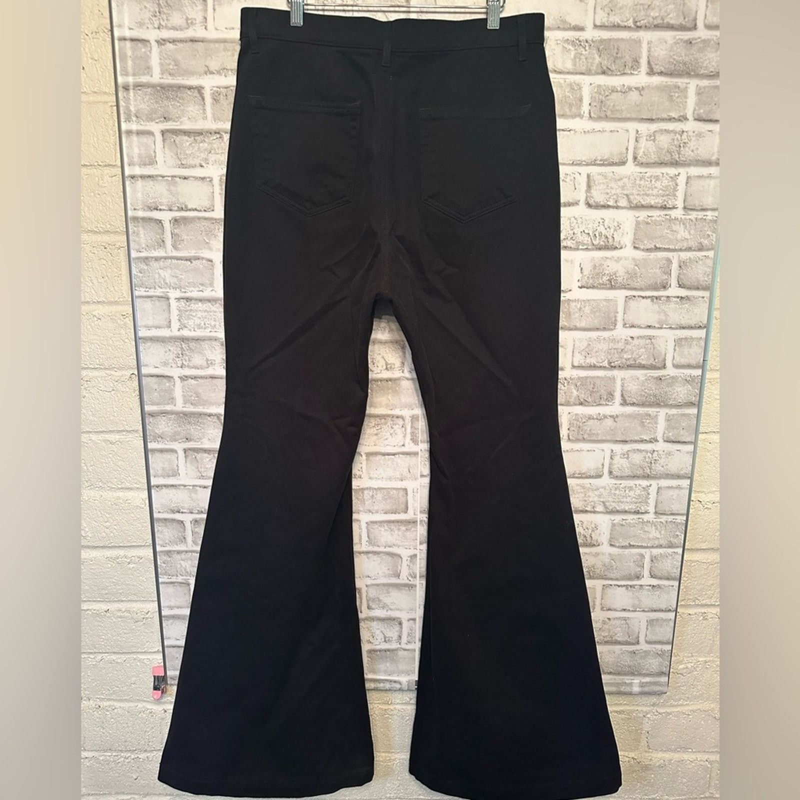 Rick Owens Bolan Strobe FW22 Flare Bootcut Pants size 34 Black Cotton Size US 34 / EU 50 - 9 Thumbnail