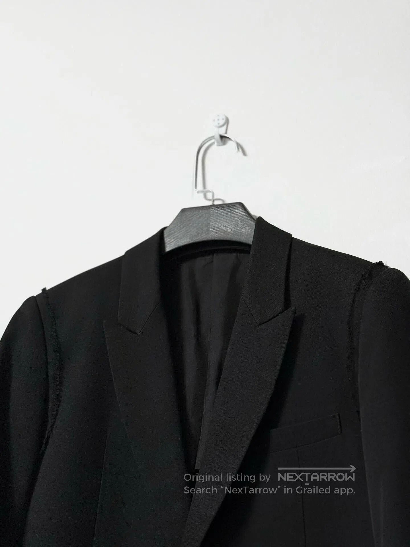 Undercover Undercover Distressed Black Suit Jacket. Size US L / EU 52-54 / 3 - 3 Thumbnail