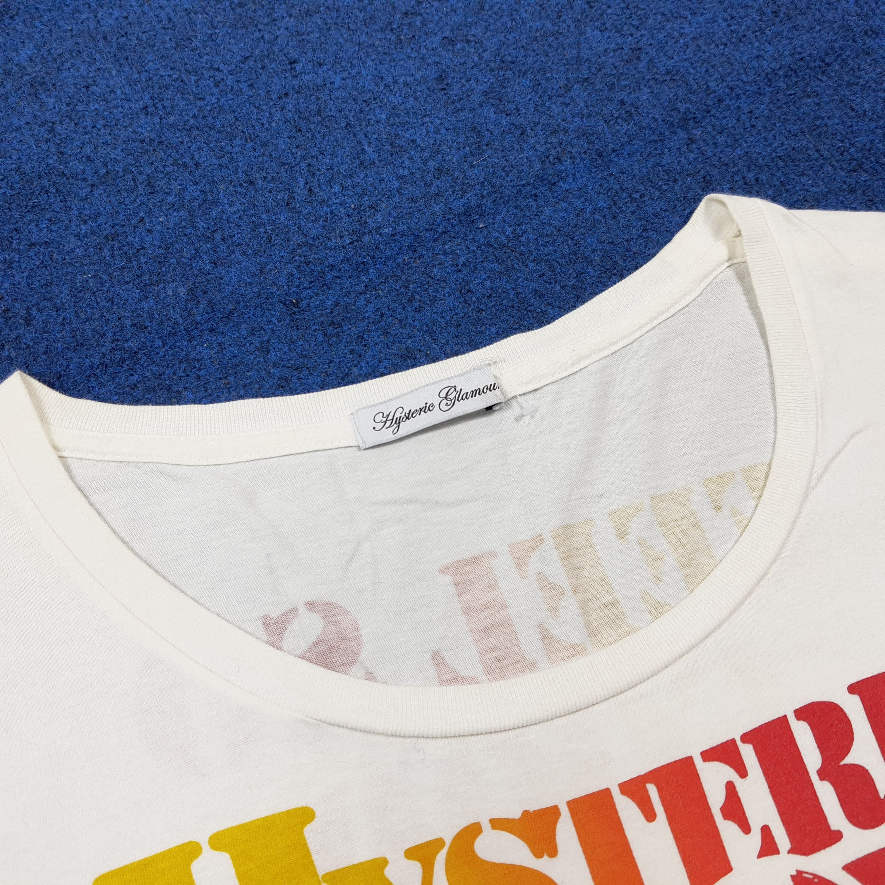 Hysteric Glamour Vintage Hysteric Glamour Japan Streetwear Tshirt C285N68 Size XS / US 0-2 / IT 36-38 - 6 Thumbnail