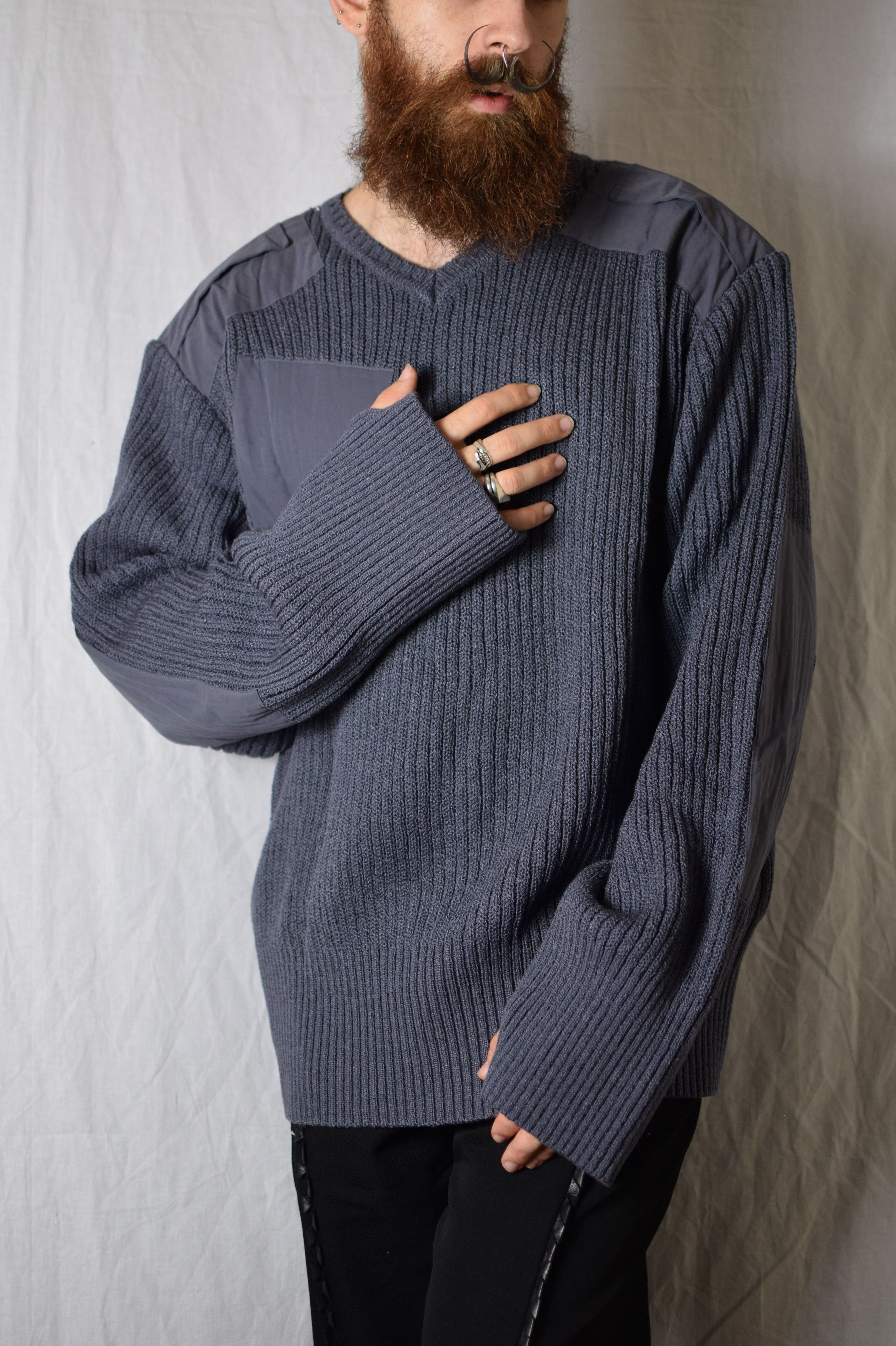 Julius Julius AW17 Neuromantika Sweater - 597KNM1 Size US L / EU 52-54 / 3 - 1 Thumbnail