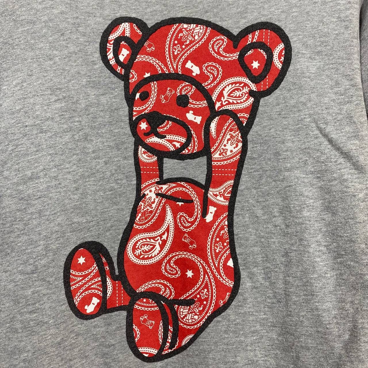 Japanese Brand Paisley Bear Pull Head GRANIPH STORE Sweatshirt #2179/20 Size US S / EU 44-46 / 1 - 2 Thumbnail