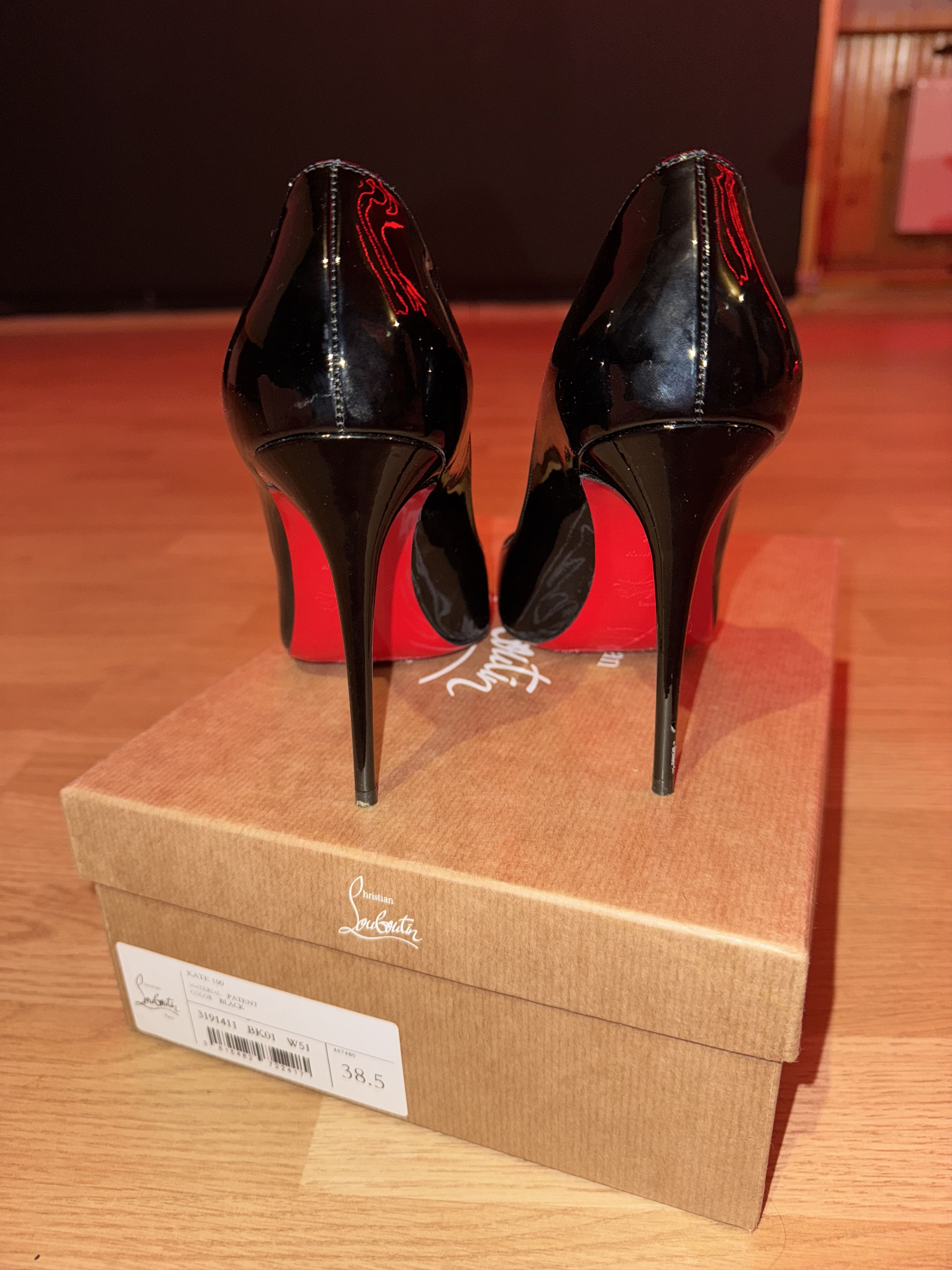 Christian Louboutin KATE 100 Size US 8.5 / IT 38.5 - 1 Thumbnail