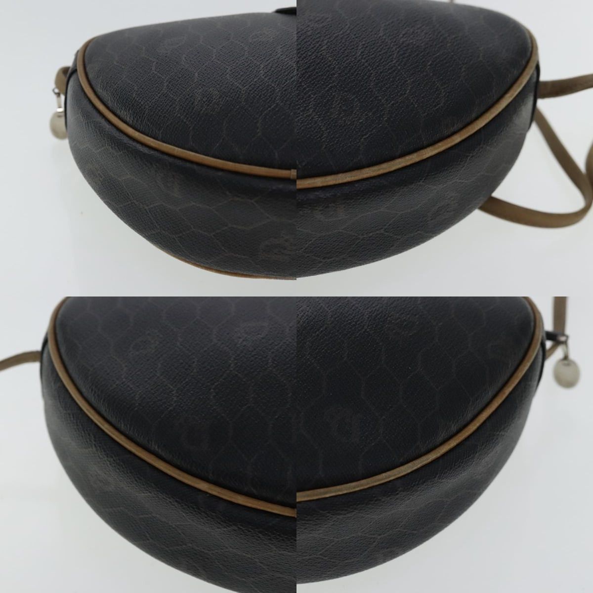 Dior DIOR Honeycomb Canvas Shoulder Bag Pvc Black Brown Silver Size ONE SIZE - 10 Thumbnail