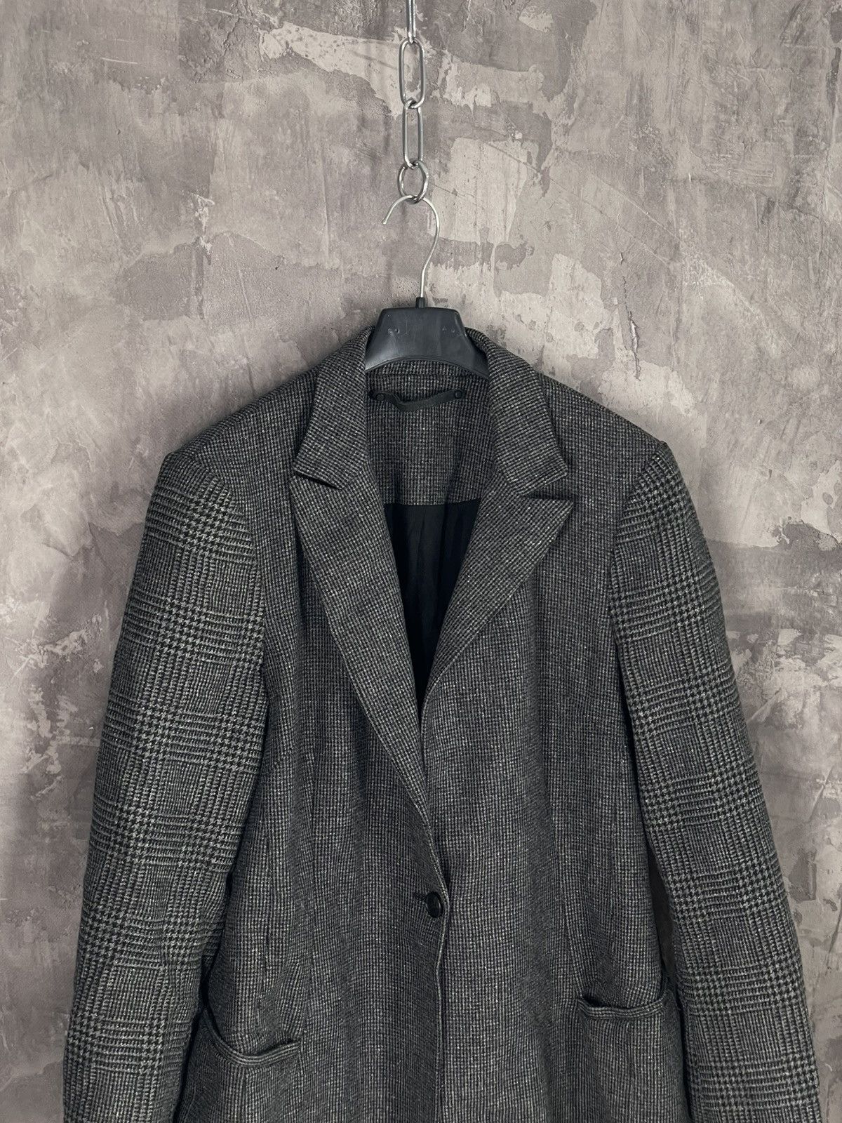 Allsaints × Vintage Allsaints wool Avant Garde coat Streetwear Y2K Size US S / EU 44-46 / 1 - 6 Thumbnail