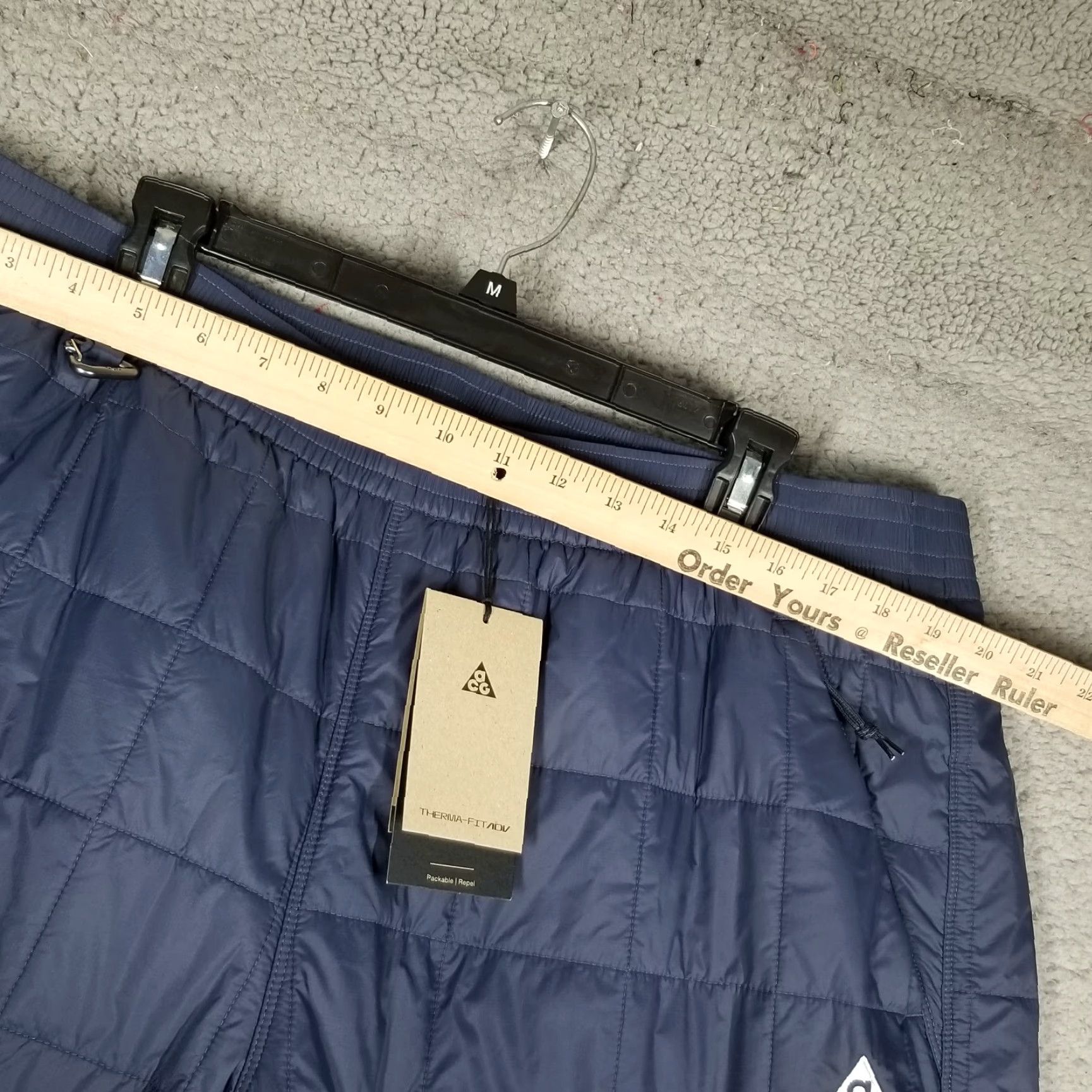 Nike ACG NIKE ACG "Rope de Dope" Women's Track Pants 2XL Thunder Blue Wide-Leg Activewear Size 40" / US 18 - 5 Thumbnail