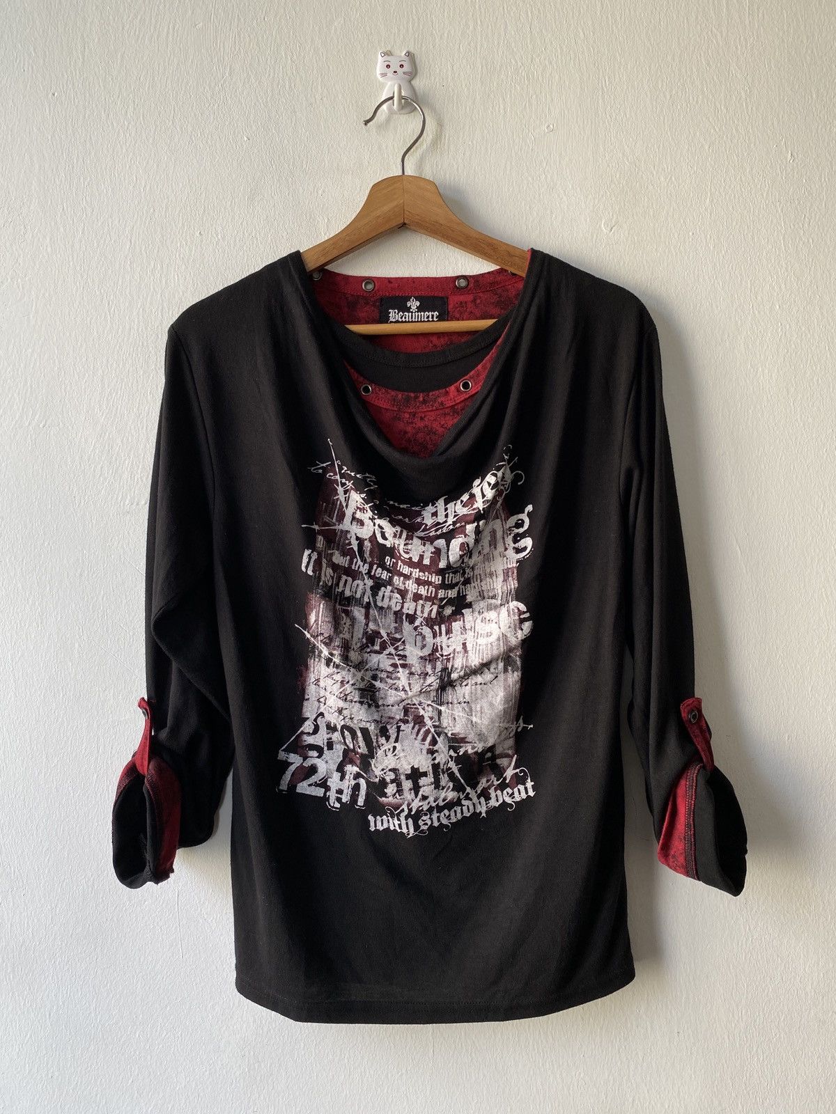 Japanese Brand Beaumere Japan Triple Layer Design Long Sleeve Size US S / EU 44-46 / 1 - 3 Thumbnail