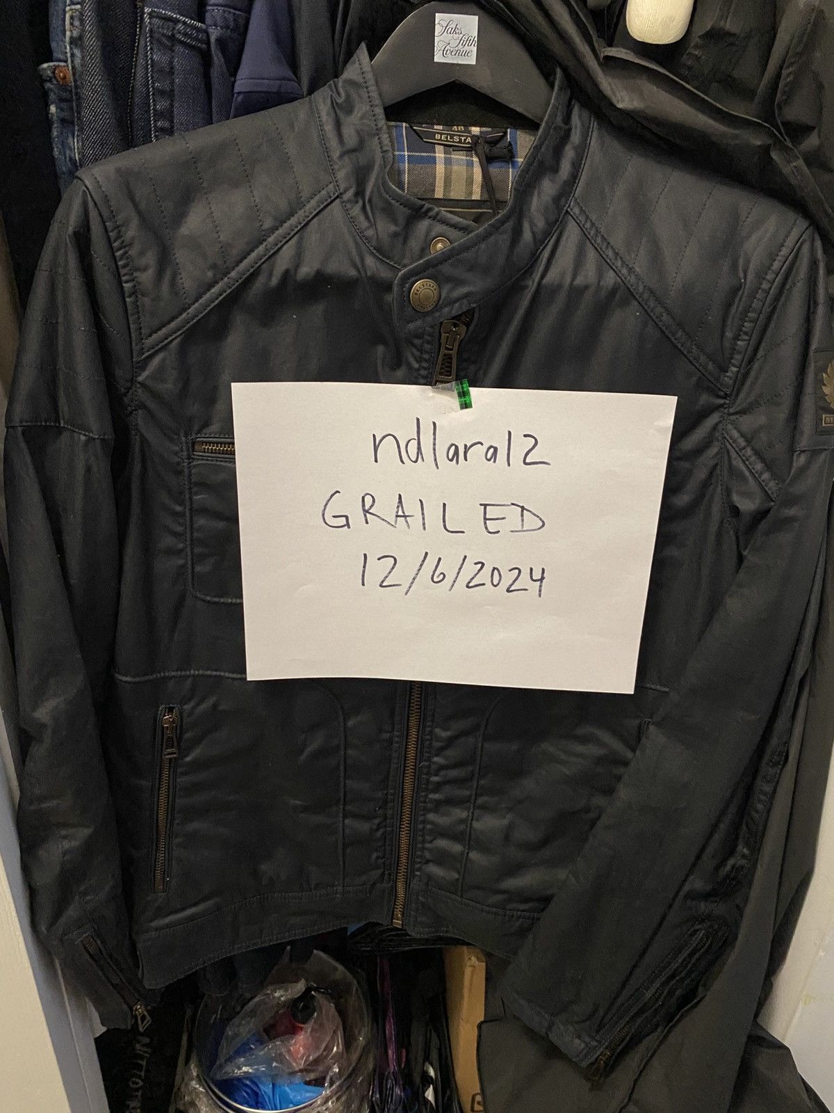 Belstaff BELSTAFF Motocycle Jacket Navy M NEW Size US M / EU 48-50 / 2 - 25 Thumbnail