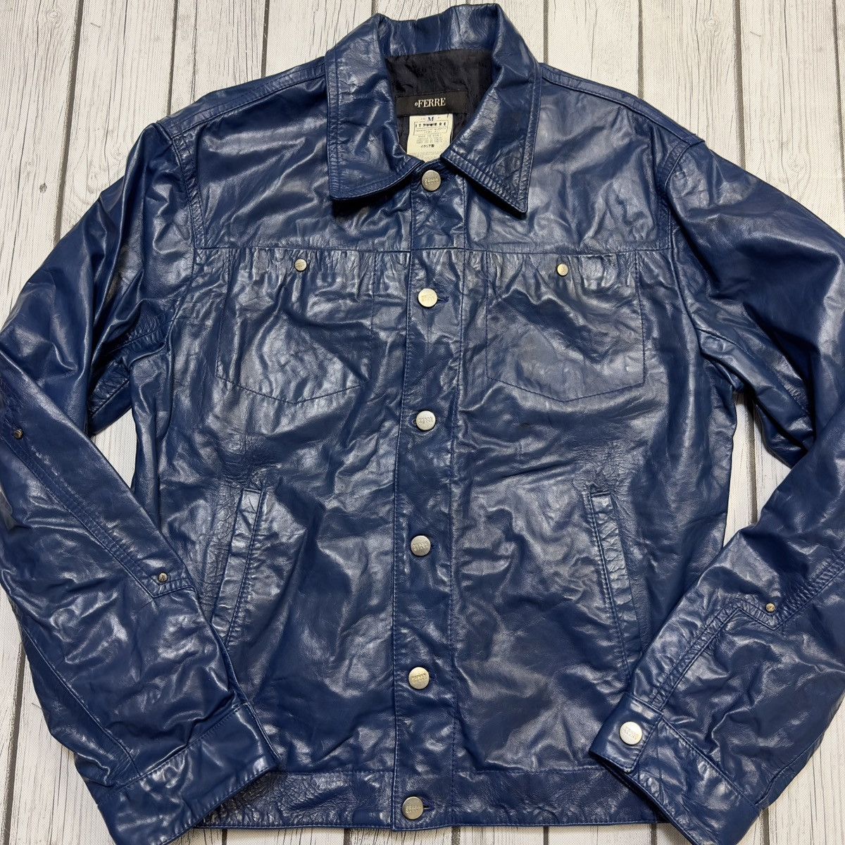Ferre × Vintage Vintage Ferre leather jacket Size US M / EU 48-50 / 2 - 3 Thumbnail