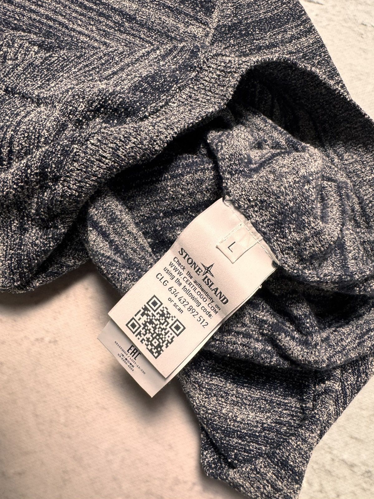 Stone Island × Vintage STONE ISLAND VINTAGE BASIC LOGO SWEATER Size US L / EU 52-54 / 3 - 8 Thumbnail