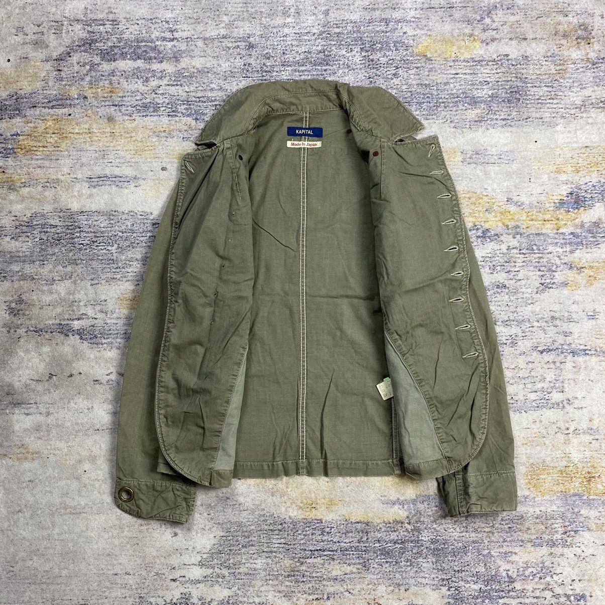 Kapital Kapital asymmetrica button chore canvas jacket Size US S / EU 44-46 / 1 - 8 Thumbnail