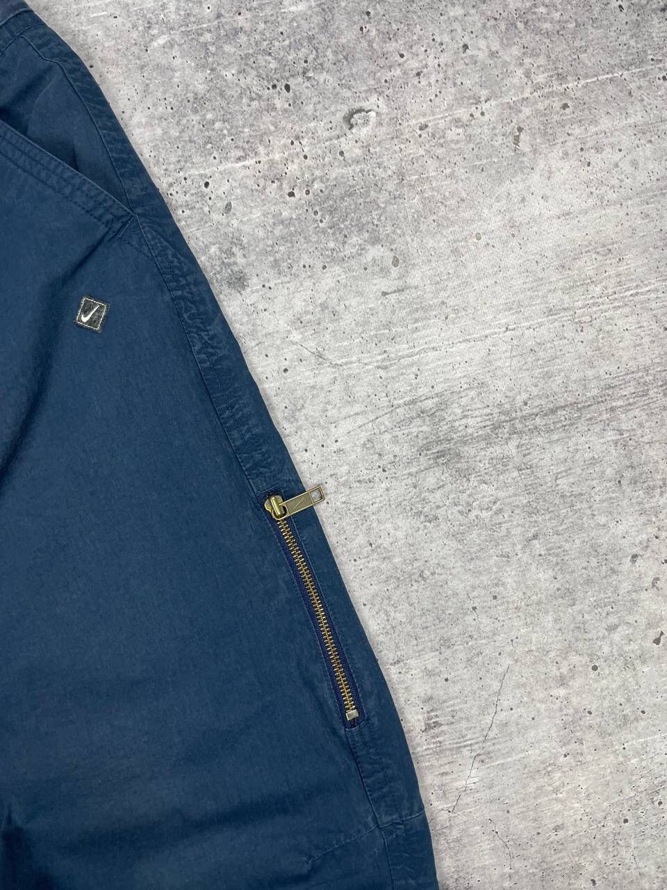 Nike × Vintage Vintage Nike Y2K Style Big Logo Swoosh Drill Nylon Pants Size US 32 / EU 48 - 10 Thumbnail