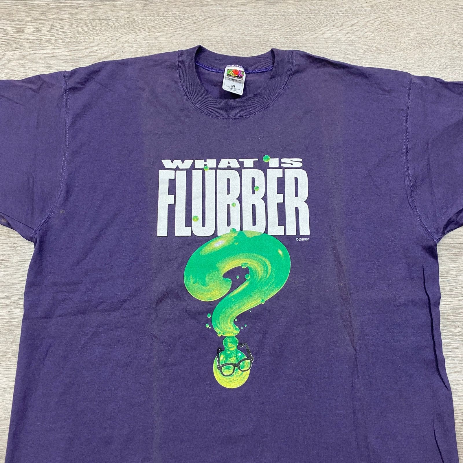 Disney × Fruit Of The Loom × Vintage VTG 90s Flubber Movie Promo Tee Shirt XL Robin Williams Size US XL / EU 56 / 4 - 2 Thumbnail