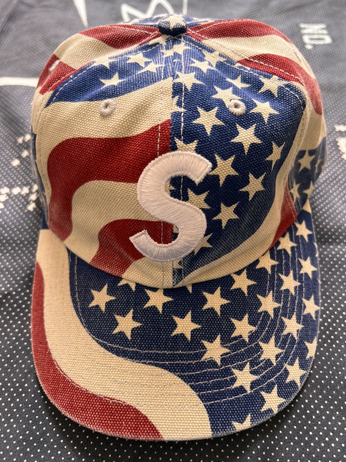 Supreme Supreme Pigment Coated S Logo 6-Panel Cap USA Flag america Size ONE SIZE - 21 Thumbnail