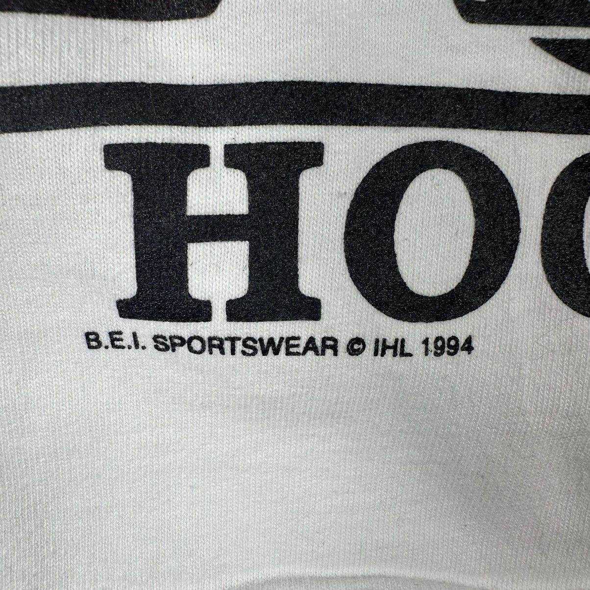 Fruit Of The Loom × Vintage Vintage 1994 Houston Aeros Give Blood! Play Hockey T-shirt Size US L / EU 52-54 / 3 - 4 Thumbnail